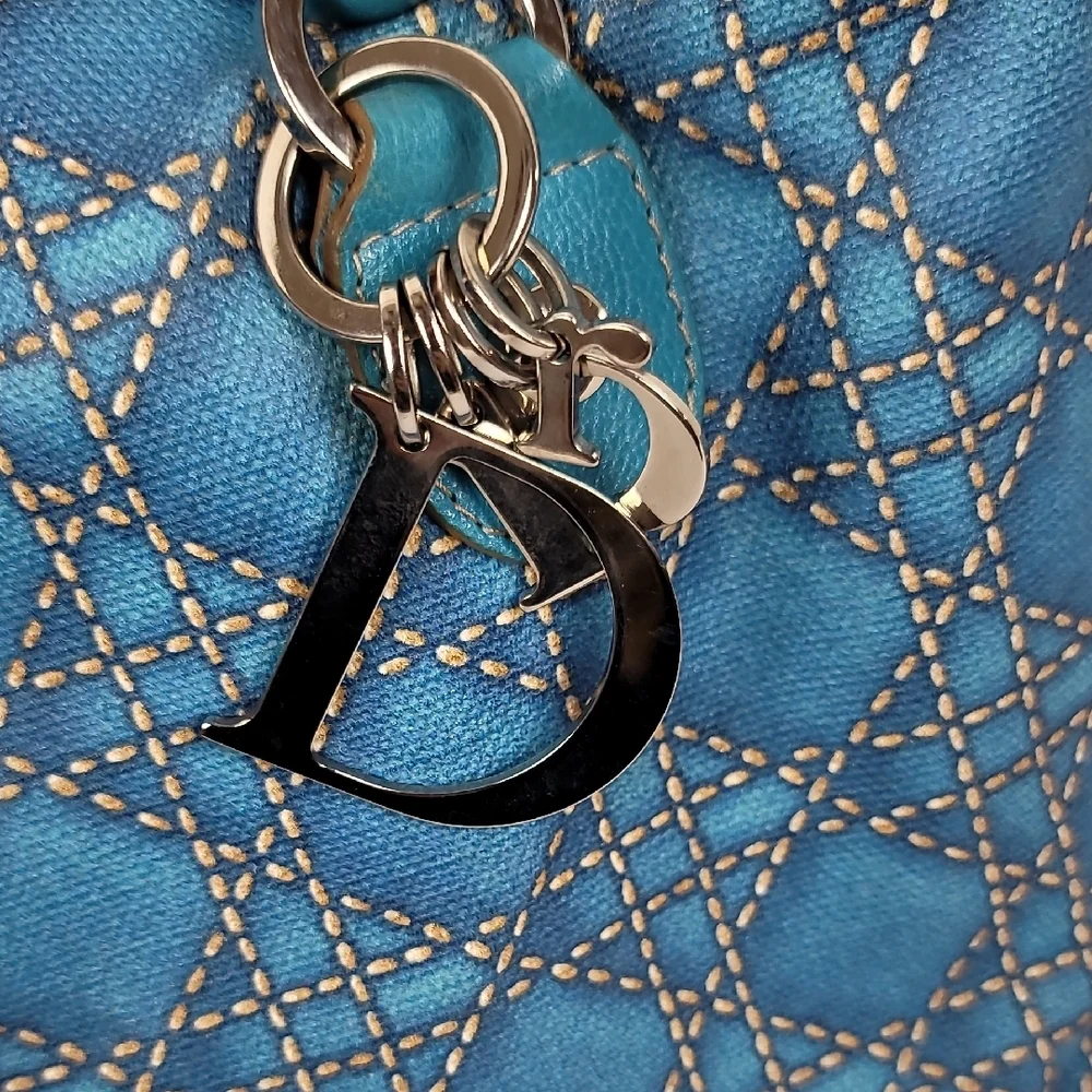 Blue Designer Handbag - Picture 2 of 15